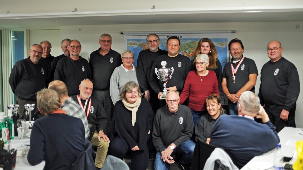 Vinderne af holdmesterskabet, deltagerne fra Sports Motor Klubben Gladsaxe
(Foto: rallypics.dk-Viggo Johansen)